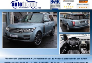 Land Rover Range Rover 189.500 km 21.999 &euro; Biebesheim 64584