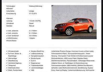 Land Rover Discovery Sport 84.500 km 9.999 &euro; Mainz 55129
